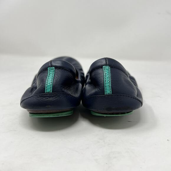 TIEKS By Gavrieli Matte Leather Women's Ballet Flats Shoes Navy Blue Size: 8 - Picture 5 of 9